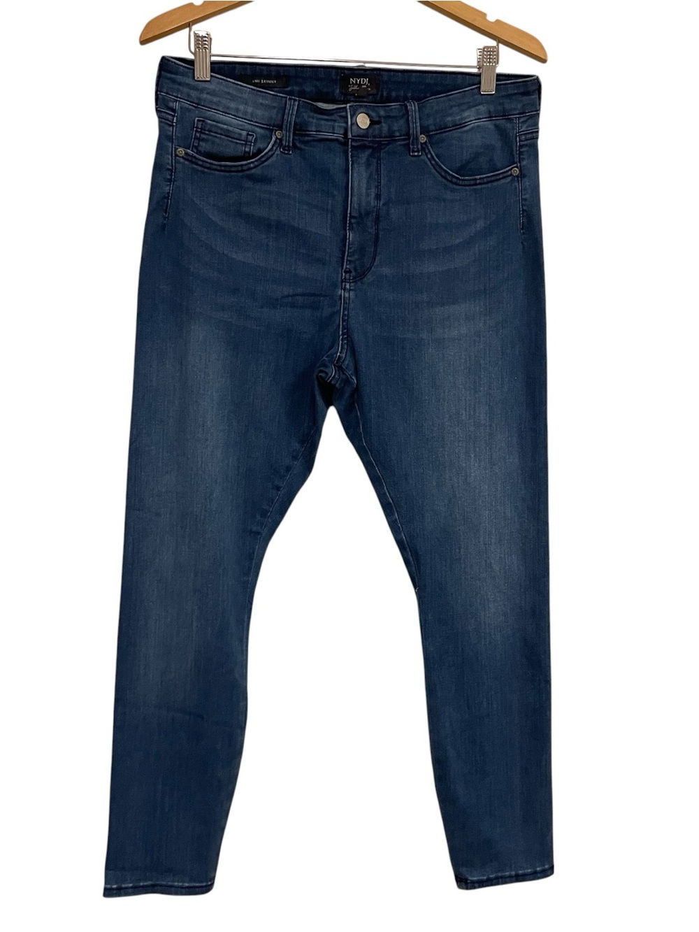 NYDJ Ami Skinny PSHDAS8346 Size 14P Petite Women’s Stretch Blue Jeans High Rise